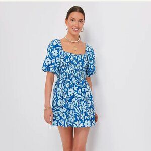 Tuckernuck Faithfull The Brand Blue Sidra Floral Marinelli Mini Dress